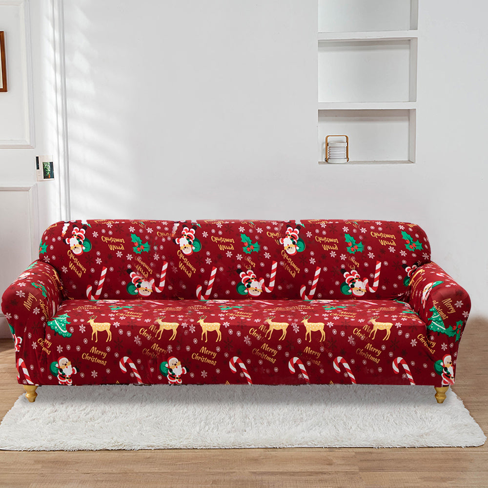 Christmas Elastic Sofa Cover Couch Slipcover Safa Protector Style 2
