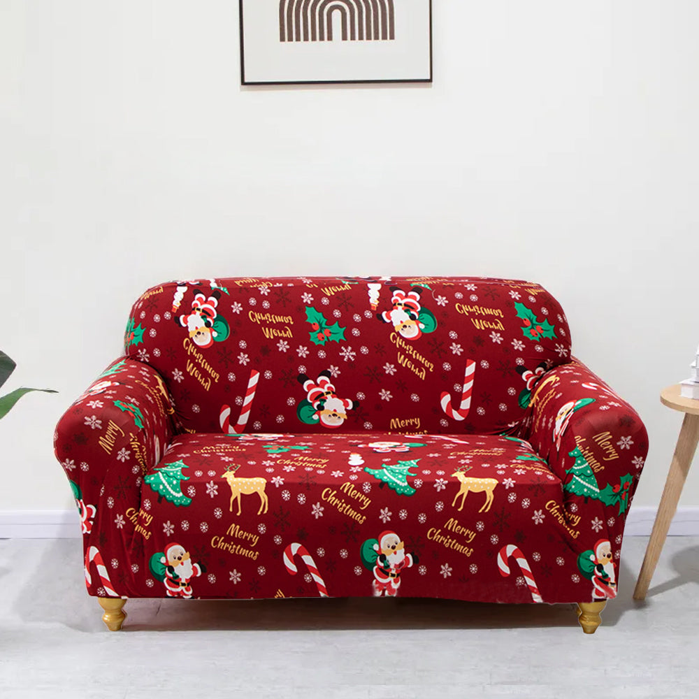 Christmas Elastic Sofa Cover Couch Slipcover Safa Protector Style 2