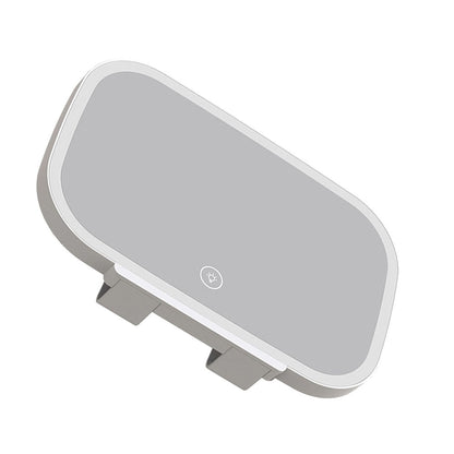 Car LED Light Make Up Mirror Touch Control Adjustable Brightness Car Sun Visor Cosmetic Mirror
