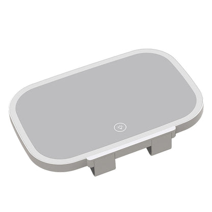 Car LED Light Make Up Mirror Touch Control Adjustable Brightness Car Sun Visor Cosmetic Mirror