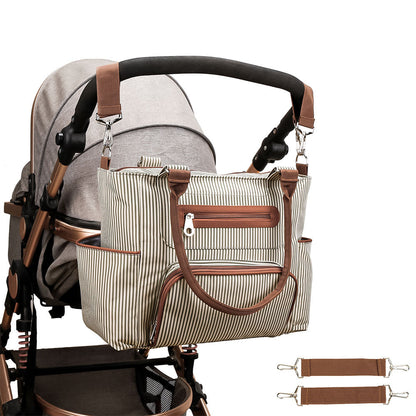 6Pcs Set Mom Bags Multifunctional Diaper Changing Bag Tote Set