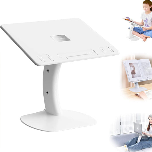 Adjustable Desktop Book Stand Ergonomic Multifunctional Lap Desk for Laptop Book Ipad