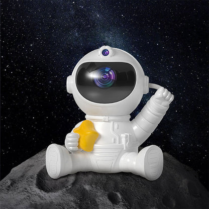 Rotatable Starry Projector Night Light Spaceman Projector with 8 Projection Effect