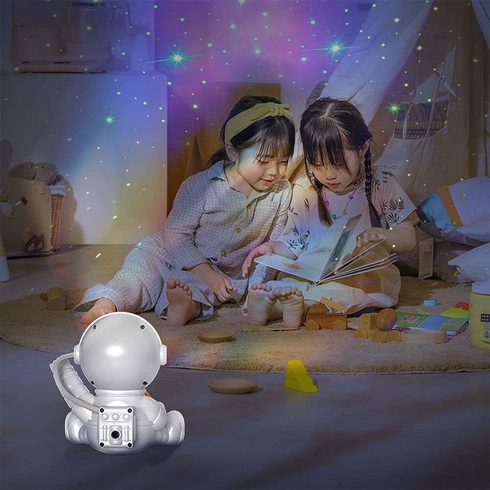 Rotatable Starry Projector Night Light Spaceman Projector with 8 Projection Effect