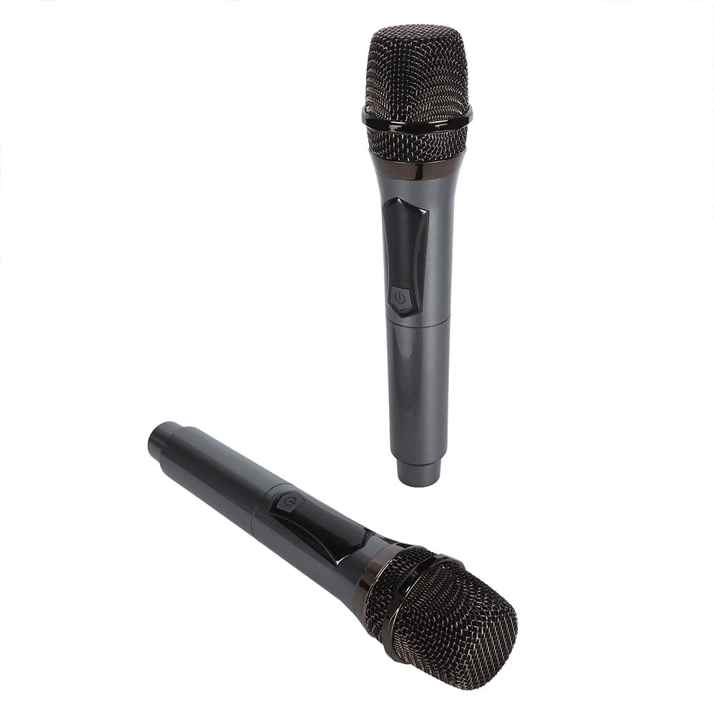 2Pcs Set Wireless Karaoke Microphone Rechargeable Handheld Microphone with LED Display