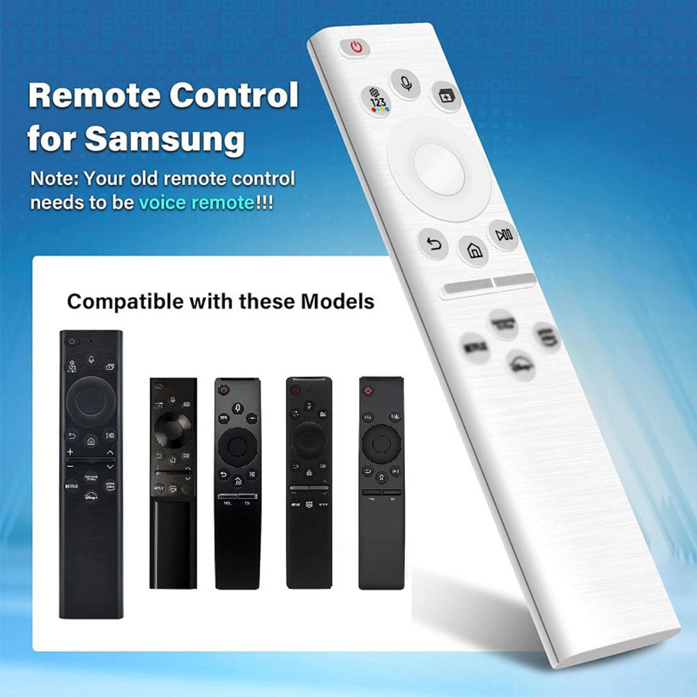 Replacement Solar-Powered Voice Remote ¨C USB-C Charging Bluetooth for Samsung Smart TV