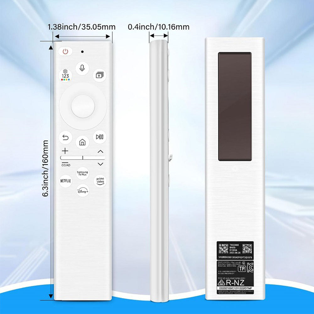 Replacement Solar-Powered Voice Remote ¨C USB-C Charging Bluetooth for Samsung Smart TV
