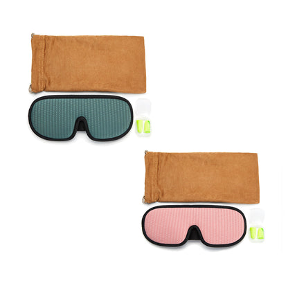 2Pcs 3D Sleep Eye Mask Travel Memory Foam Padded Shade Cover Sleeping Blindfold