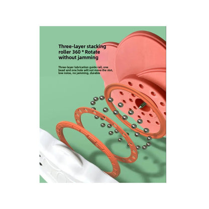 2Pcs Belly Training Twist Board Balance Training Twisting Disc-Orange