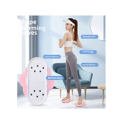 2Pcs Belly Training Twist Board Balance Training Twisting Disc-Orange