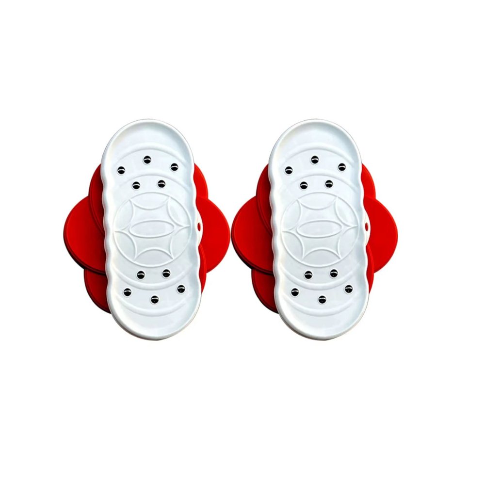 2Pcs Belly Training Twist Board Balance Training Twisting Disc-Orange