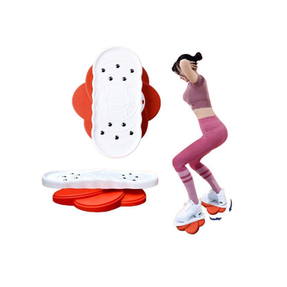 2Pcs Belly Training Twist Board Balance Training Twisting Disc-Orange