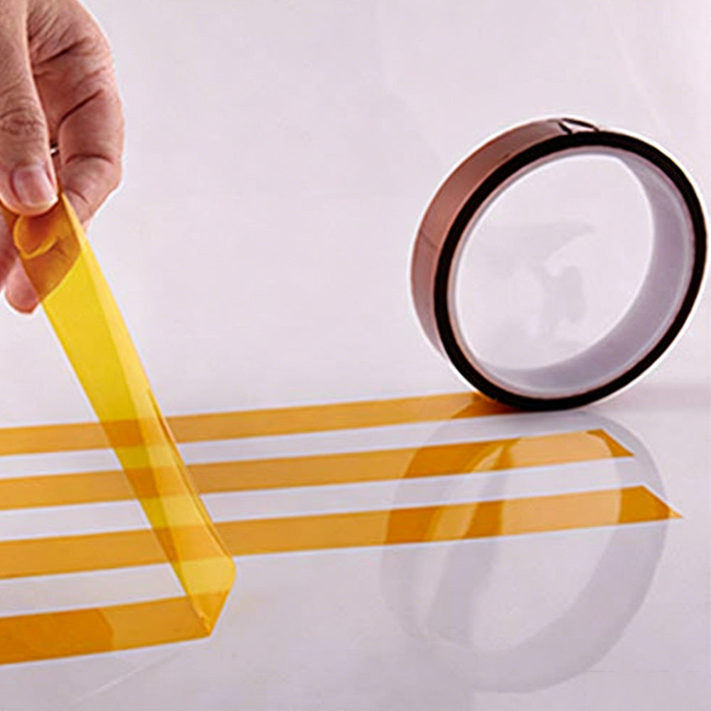 3 Rolls High Temperature Polyimide Tape for Sublimation Heat Transfer