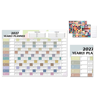 2027 Full Year Wall Calendar - Style3