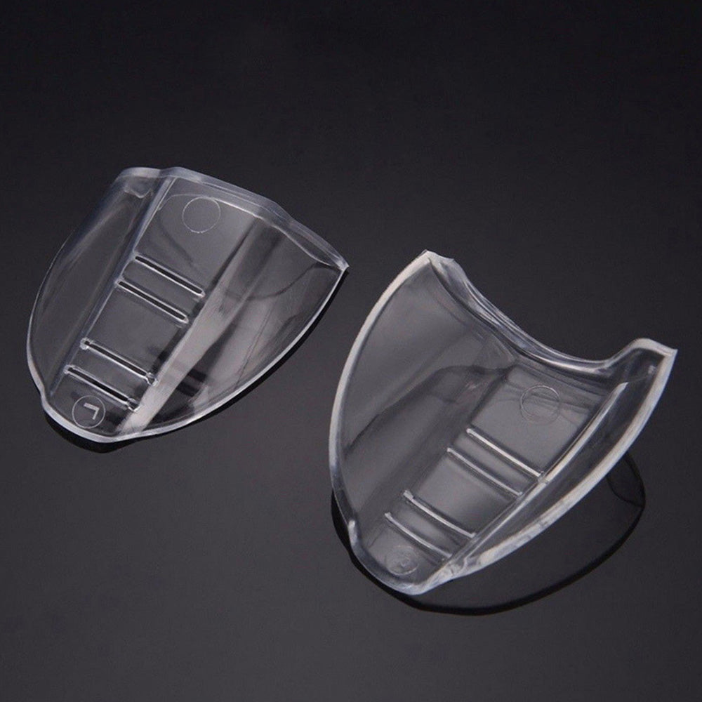 4-Pack Clear Side Shields Flexible Universal Eye Protection for Glasses