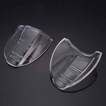 4-Pack Clear Side Shields Flexible Universal Eye Protection for Glasses