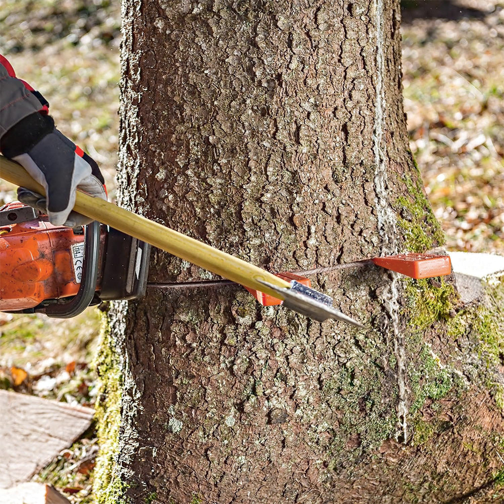 3-Pack Felling Wedges 6/8/10 Inch Anti-Pinch Directional Tree Cutting Wedges