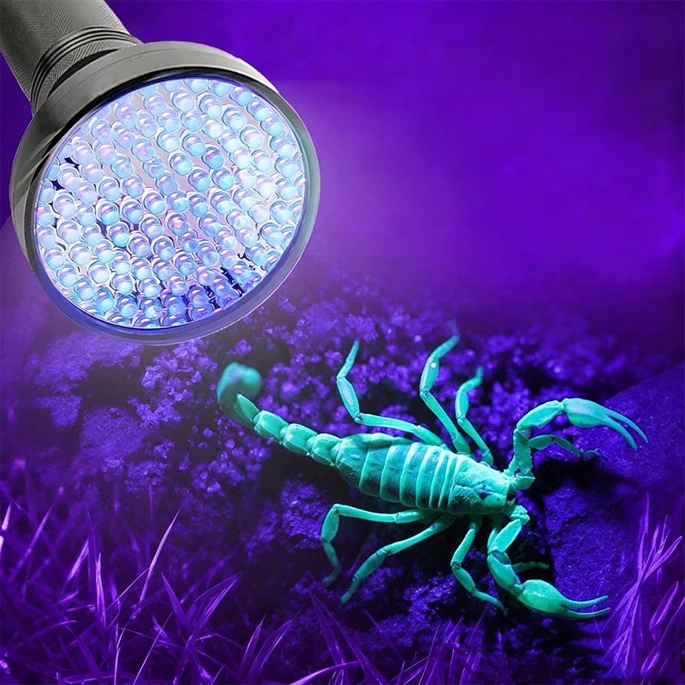 100-LED UV Flashlight Black Light