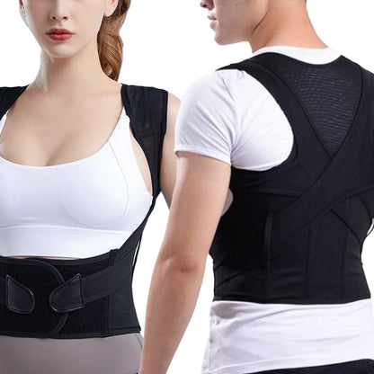 Adjustable Back Posture Corrector Back Posture Brace Lumbar Back Support Belt Shoulder Brace