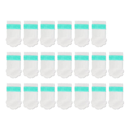 20Pcs Water-resistant Dog Shoes Dog Socks Disposable Pet Booties Dog Paw Protector Pet Foot Covers