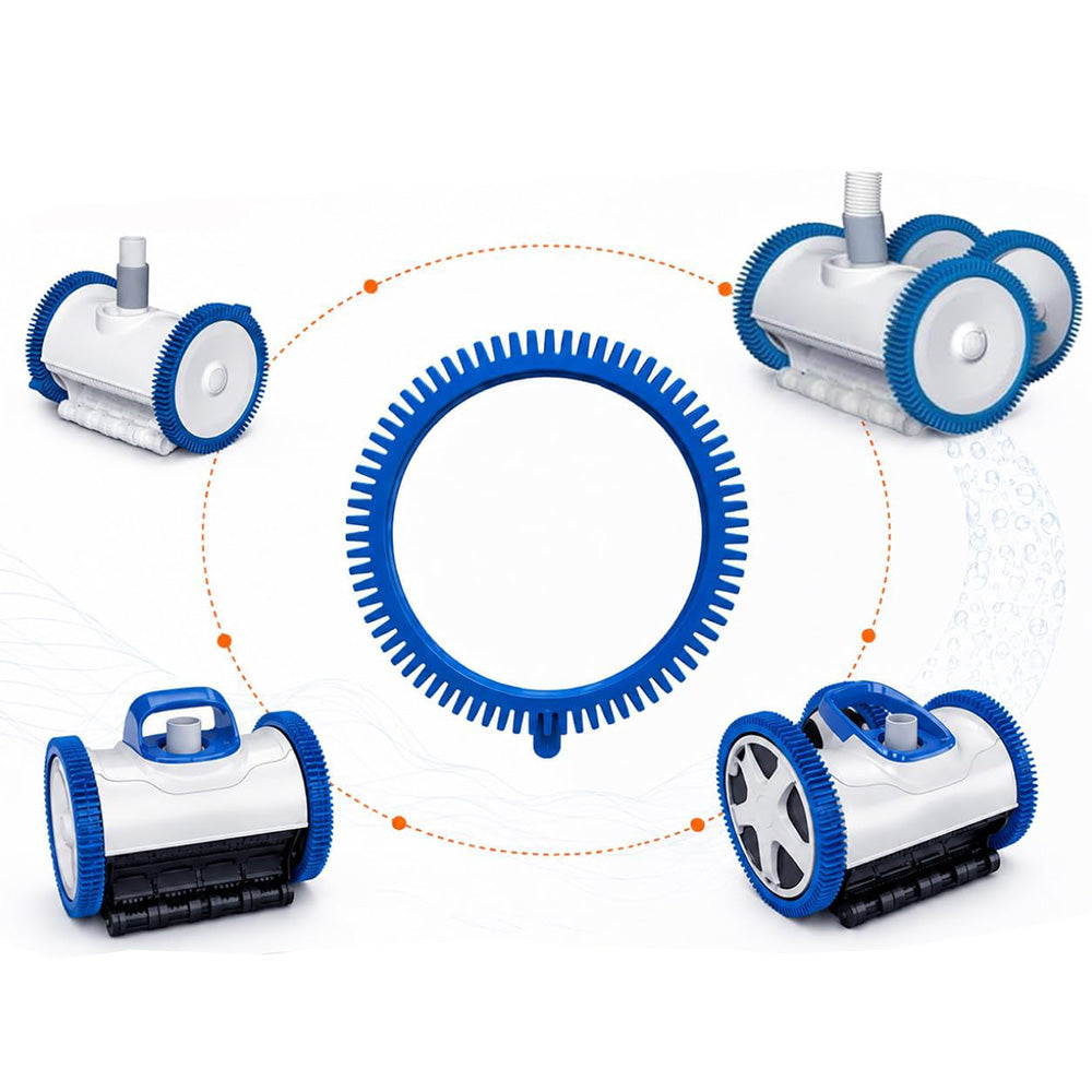 2 Piece Blue Front Tire Kit for Poolvergnuegen Hayward Phoenix