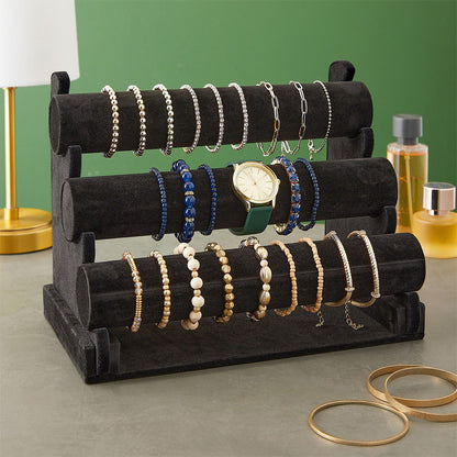 3-Tier Bracelet Holder Stand and Organizer Jewelry Display Rack