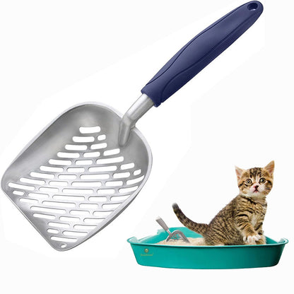 Non Stick Aluminum Alloy Cat Litter Scoop-Blue