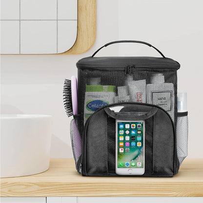 Large Capacity Hanging Toiletry Bag Portable Shower Caddy Dorm for Travel Camping Gym