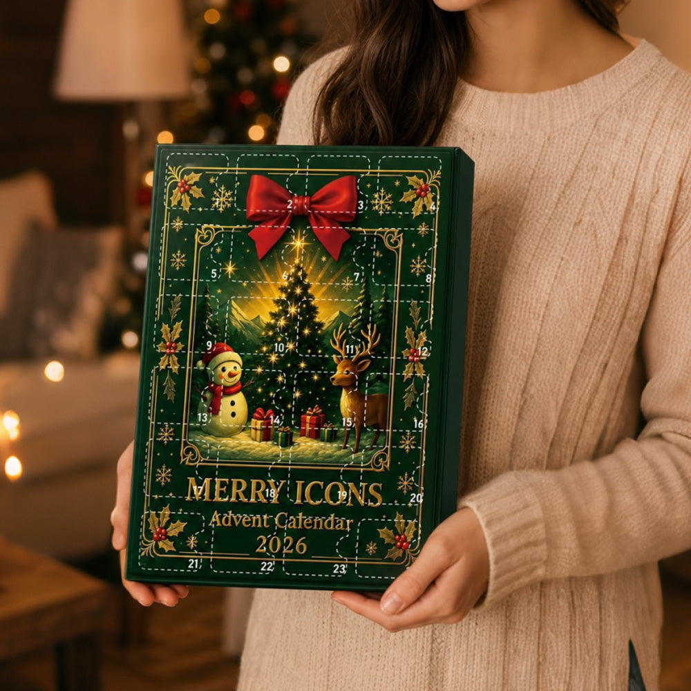 Christmas Advent Calendar 24 Day Countdown Set Xmas Tree Decor Gift for Adult