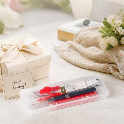 Sewing Seam Ripper Tool with Storage Box Thread Removers