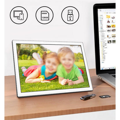 10in Digital Picture Frame with 32GB Memory IPS Touch Screen Digital Photo Frame