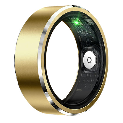 Gesture Control Smart Ring Waterproof Health Tracker - Gold