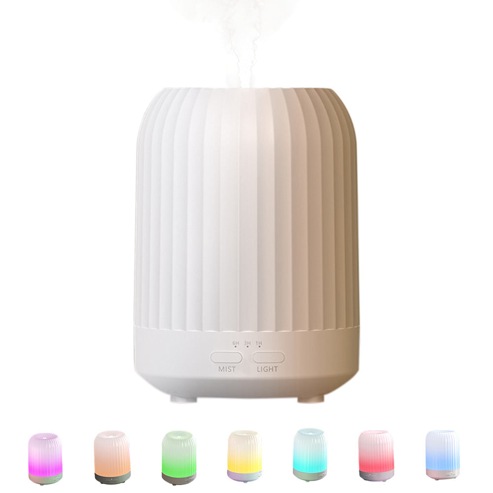 Ultrasonic Essential Oil Diffuser 250ML Small  Humidifiers with Night Light for Home Office Colorful Light