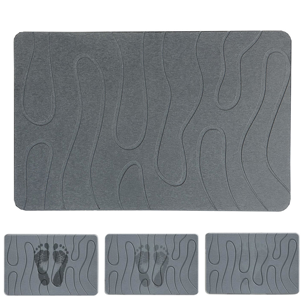 Diatomaceous Earth Shower Mat Quick Drying Floor Mat