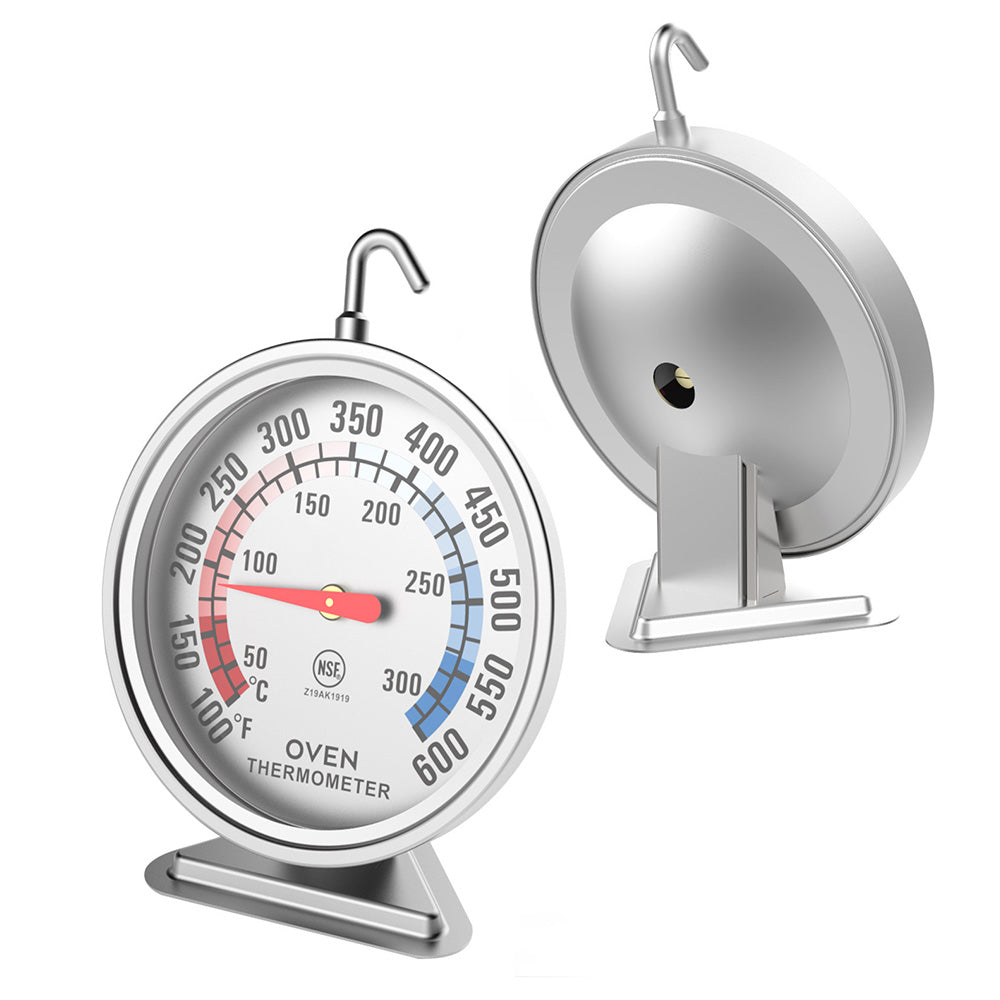 2Pcs Oven Thermometer Stainless Steel Accurate Temperature Gauge for Home Kitchen