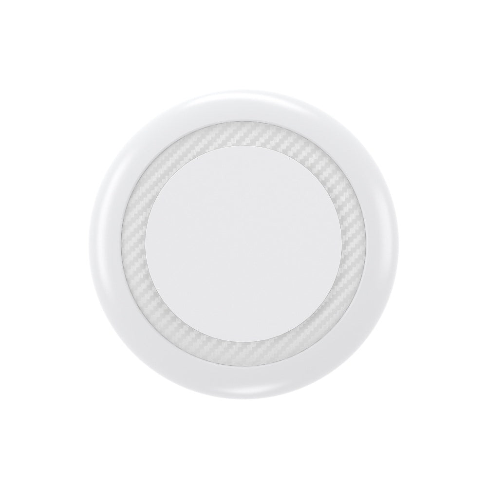 Waterproof AirTag Holder Case with 3M Adhesive Sticker Compatible with Apple Airtag-White