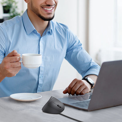 5-Button Ergonomic Mouse USB Wired Standing Gaming Mice Compatible with Laptop Computer