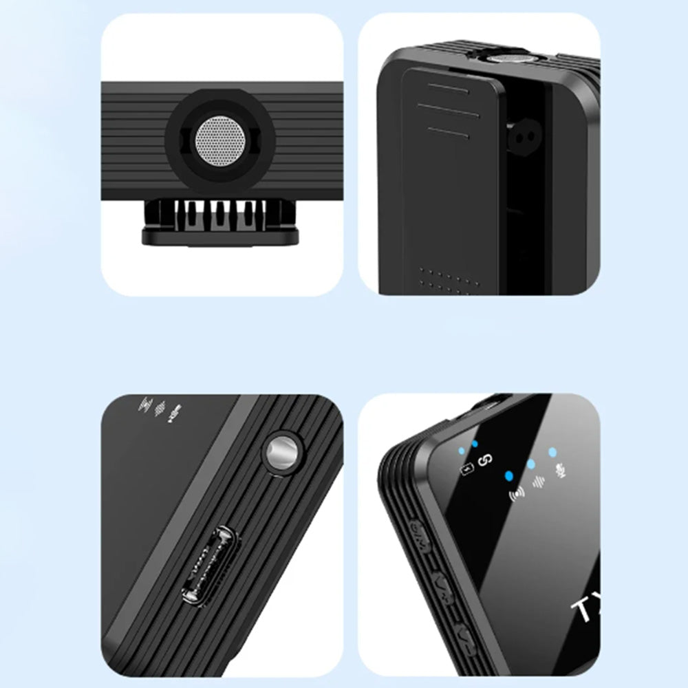 2.4G Wireless Bluetooth Lavalier Microphone for iPhone/Android/Camera Style 1