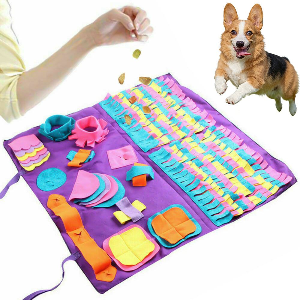 Dog Pet Nose Training Sniffing Pad Toys Blanket Game Feeding Cushion Snuffle Mat