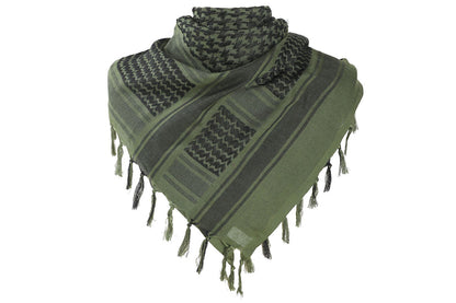 Military Shemagh Arab Tactical Desert Keffiyeh Thickened Scarf Wrap for Men-Military Green