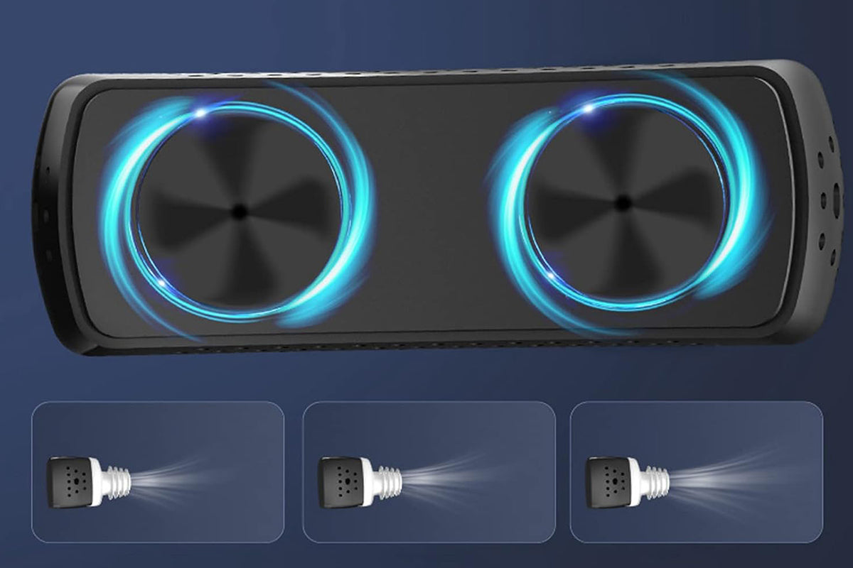 2Pcs Anti Snoring Devices with Fixing Strap Electric Snore Stopper Wearable 6-Speed Anti-snoring Chin Massager Stop Snore