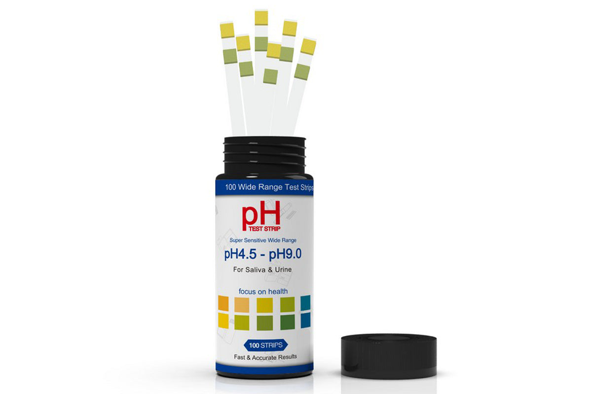 100Pcs pH Test Strips for Urine and Saliva 4.5-9.0 pH Paper for Liquid Testing Food Making