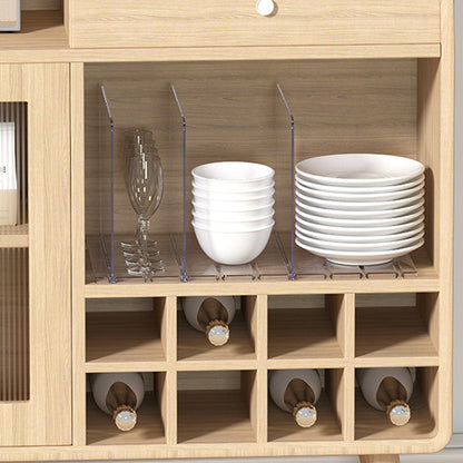 Adjustable Closet Shelf Dividers Transparent Shelf Dividers for Handbags Purse Clothes Books