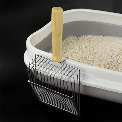 2-in-1 Cat Litter Shovel Large Sifter Scoop for Multi-cat Families