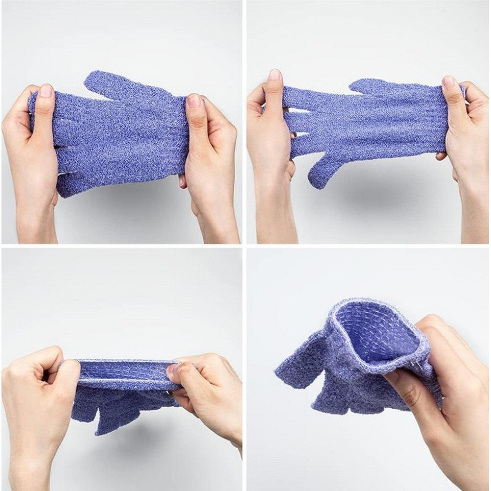 12Pcs Exfoliating Gloves for Shower Body Exfoliator Glove Spa Hand Scrubber