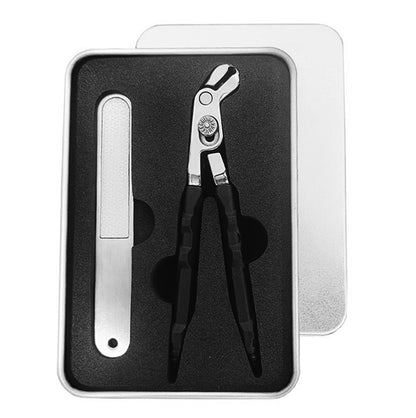 Angled Toenail Clipper Stainless Steel Long Handle Wide Jaw