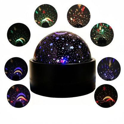 2-in-1 Projection Light Christmas RGB Light with Music Sync - Moon