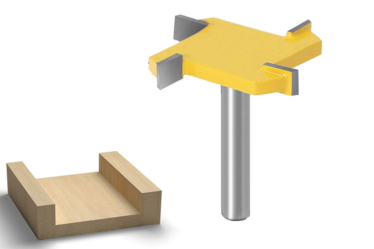 1/4 Inch CNC Spoilboard Surfacing Router Bit Flattening Cutter Woodwork Slab Tool