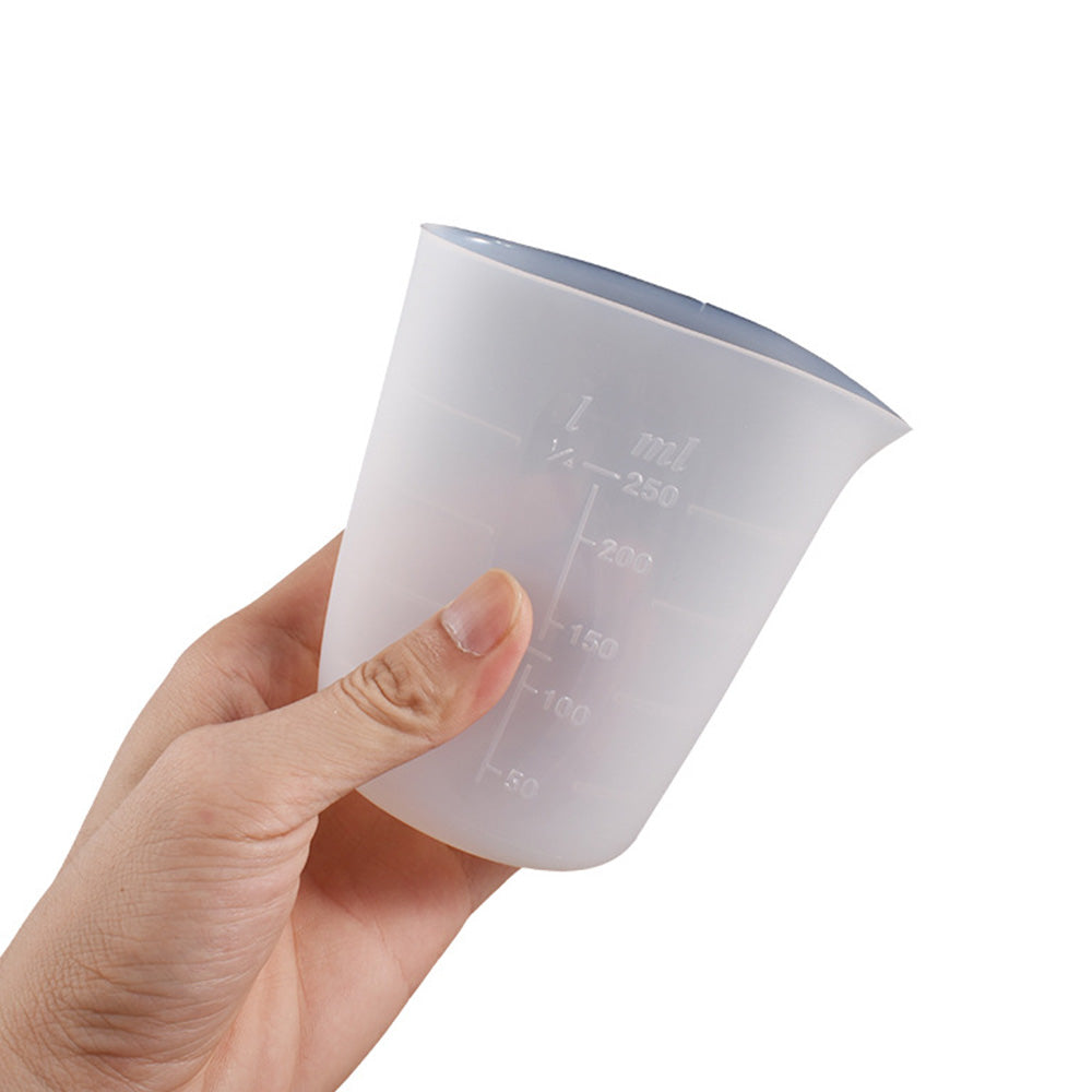 4-Pack Silicone Measuring Cups for DIY Baking and Cooking