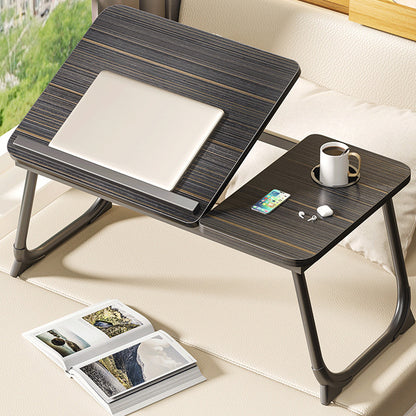Adjustable Laptop Bed Table with Cup Holder Folding Laptop Desk for Bed Sofa Floor Office